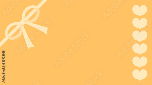 リボンとハート