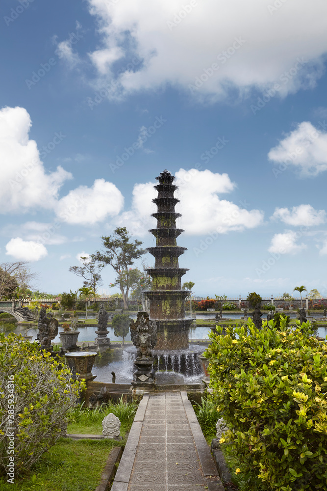 Water Palace of Tirta Gangga in East Bali, Karangasem, Indonesia