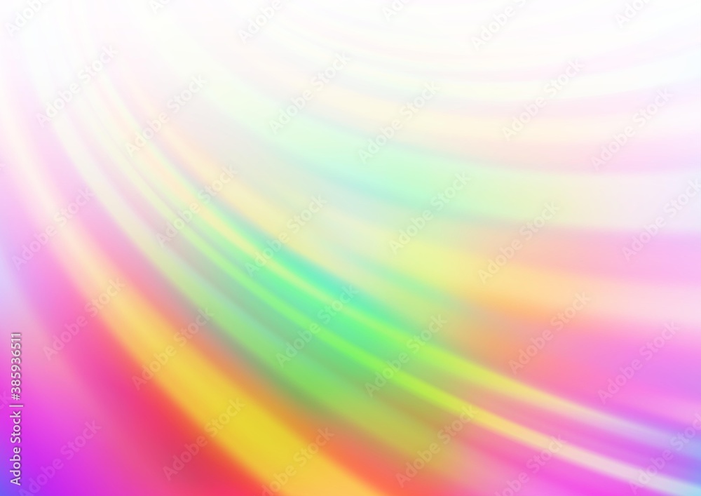 Obraz premium Light Multicolor, Rainbow vector bokeh pattern.