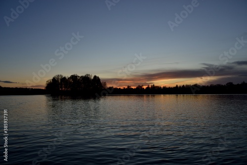 Summer fishing on the Desna river