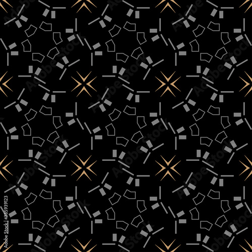 dark geometric pattern - seamless wallpaper texture