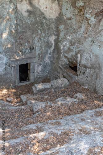 Cave of the Cloth Merchant at Bet She'arim National Park in Kiryat Tivon, Israel