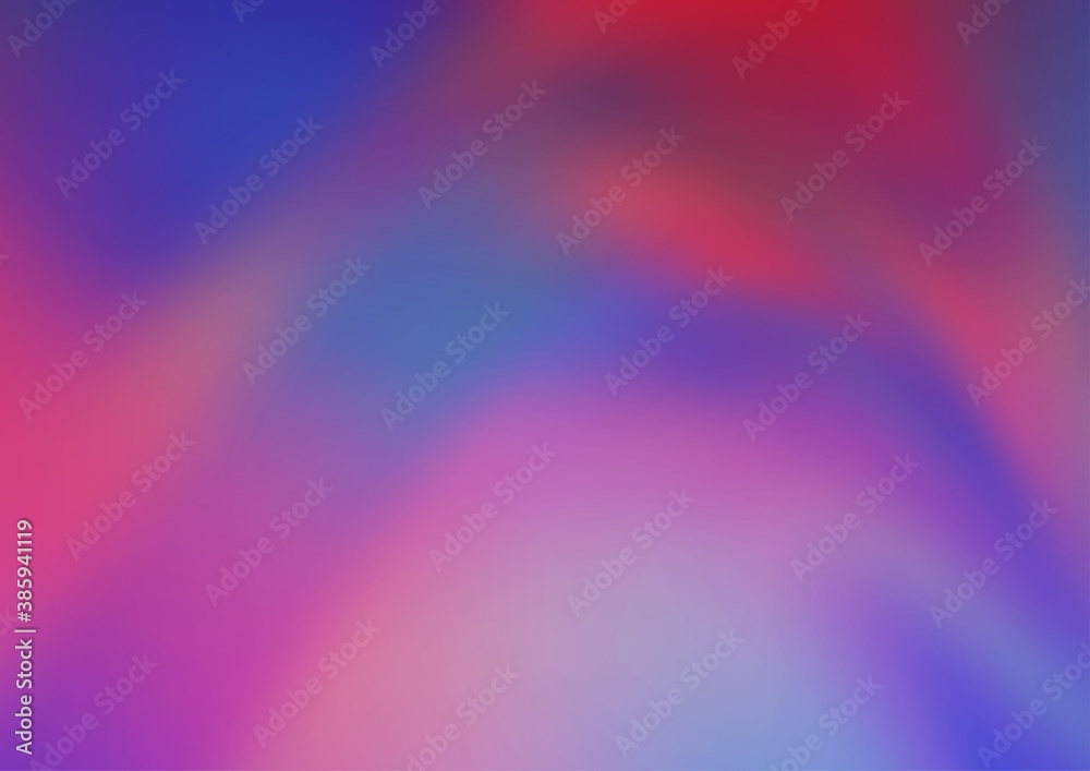 Light Blue, Red vector blurred shine abstract background.