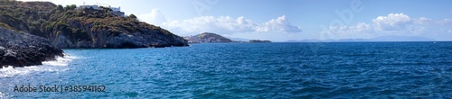  view of the city of Kusadasi on the shore of the Aegean sea during the day in Turkey, Panarama © Nataliia Makarovska