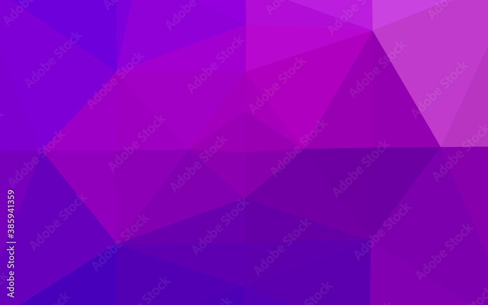 Light Purple vector shining triangular template. Light Purple vector shining triangular template.