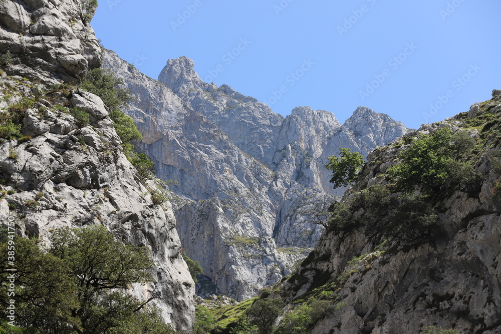 Garganta del Cares. Caín. León. Castilla y León. Garganta del Cares. Caín. León. Castilla y León.