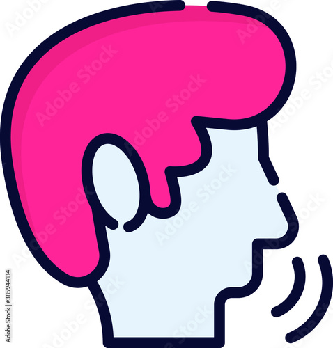 breath, meditation vector icon, Medical and corona virus icon