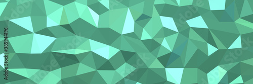Medium aquamarine abstract background. Geometric vector illustration. Colorful 3D wallpaper.