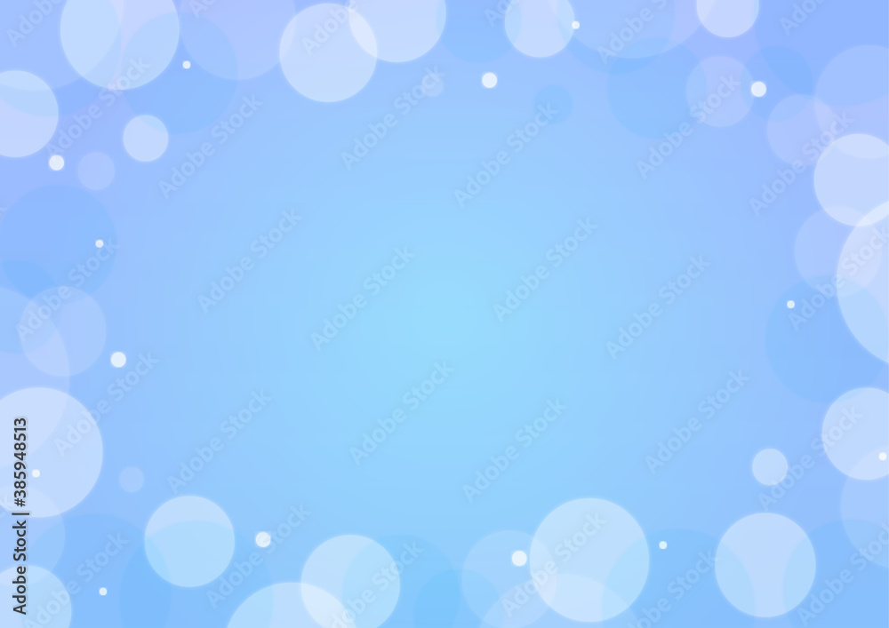 ほわほわ光の背景イラスト 水色 Stock Vector Adobe Stock
