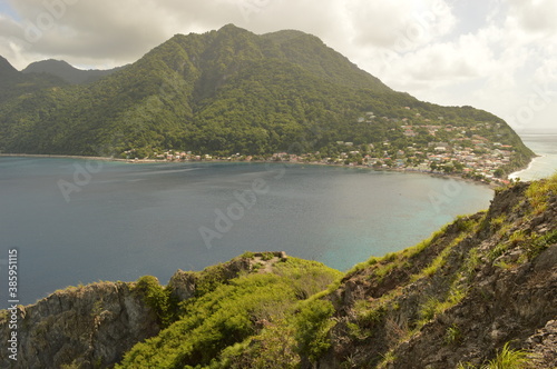 The stunning island of Dominica in the Caribbean