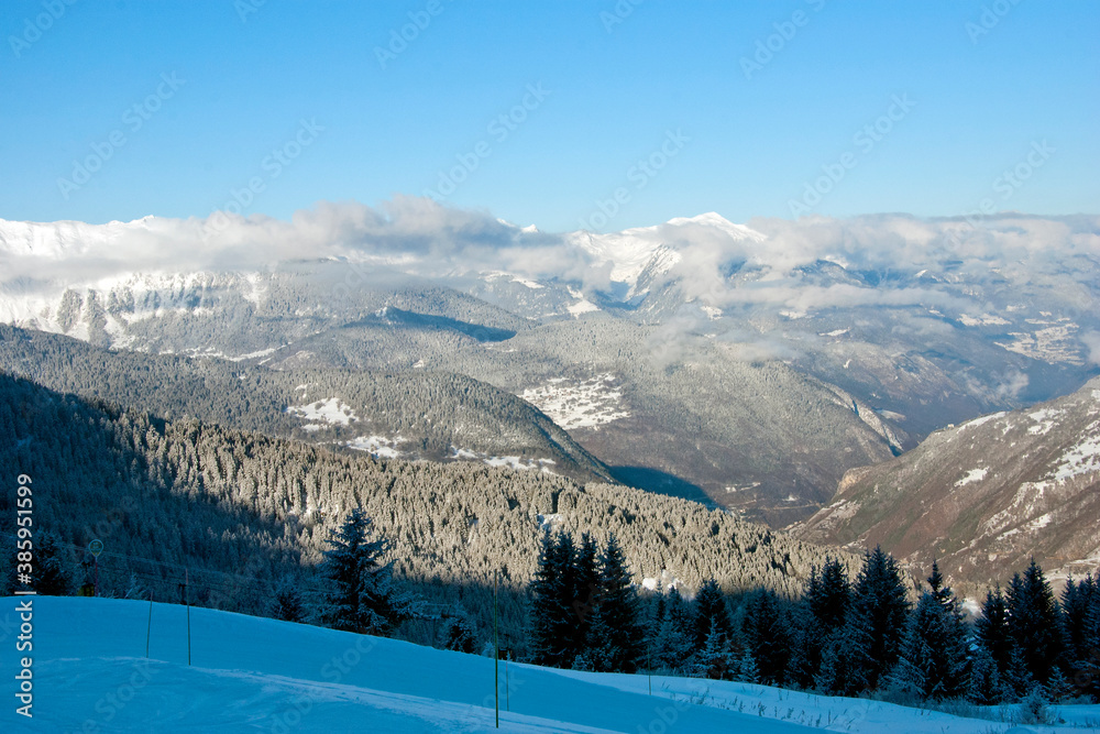 Courchevel La Tania Les Trois Vallees 3 Valleys ski area French Alps France