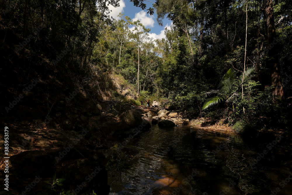 Dry creek bed during Winter in central New South Wales, Australia Dry creek bed during Winter in central New South Wales, Australia