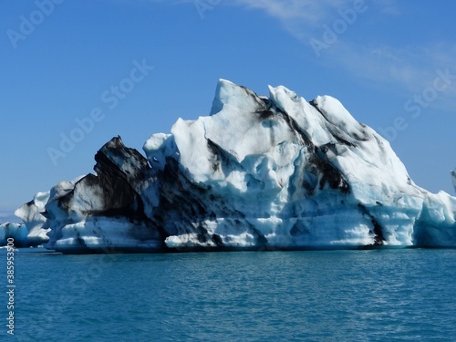 Awesome iceberg in jokulsarlon lagoon, Iceland © OLENA