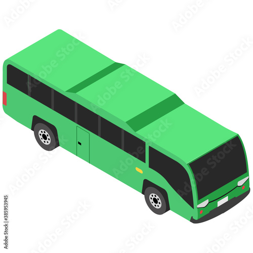 
A road transport bus, school or passenger bus
