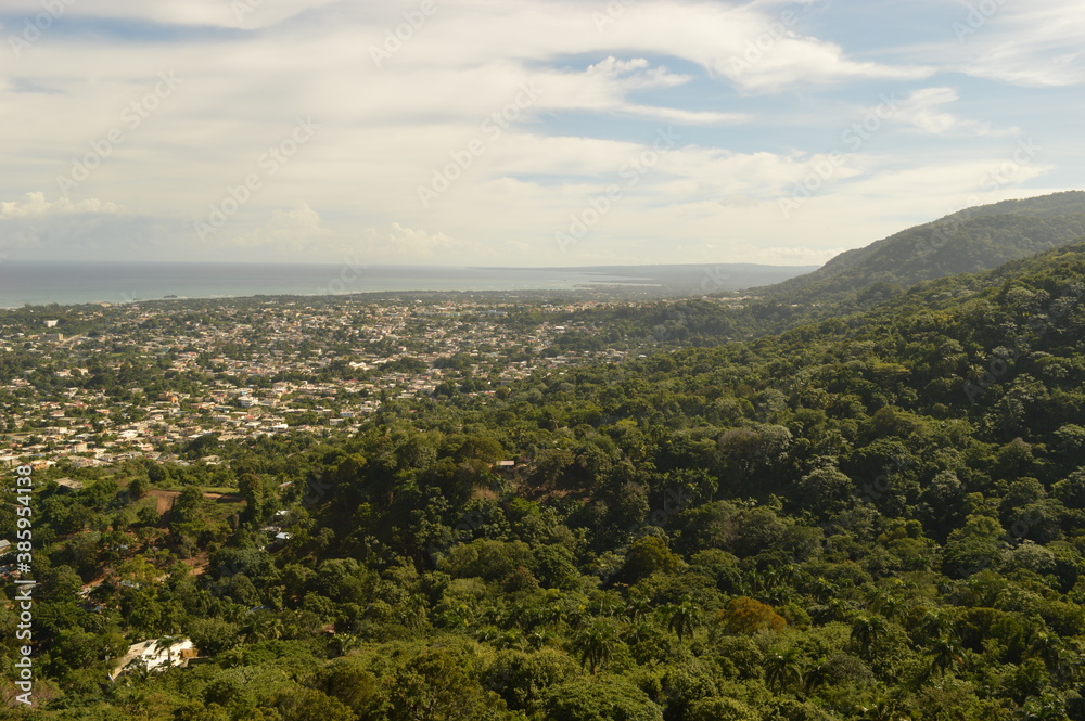Obraz premium The stunning nature and landscapes around Purto Plata in the Dominican Republic, Caribbean