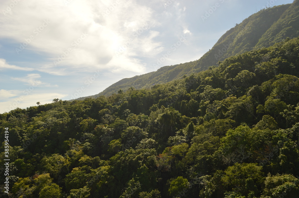 Obraz premium The stunning nature and landscapes around Purto Plata in the Dominican Republic, Caribbean