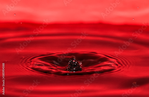 red water drop