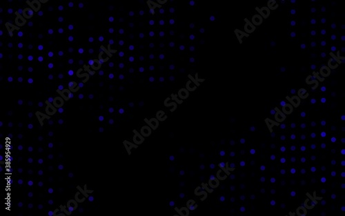 Dark Purple vector pattern with spheres. © Dmitry