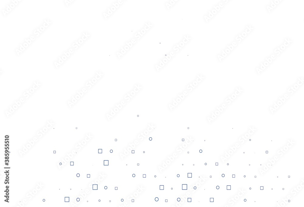 Light BLUE vector template with spots, rectangles. Light BLUE vector template with spots, rectangles.