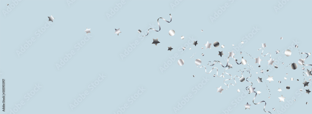Silver Serpentine Celebrate Vector Panoramic Blue Silver Serpentine Celebrate Vector Panoramic Blue