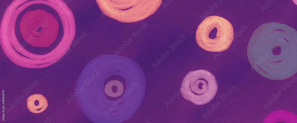 Dark Hand Drawn Round Background. Watercolour Dark Hand Drawn Round Background. Watercolour