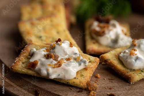 Jalapno Dip with Crackers