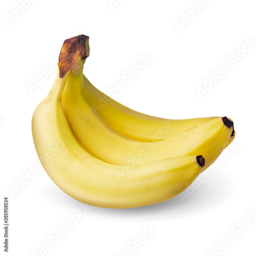 Yellow Banana Fruit Isolated On a White Background