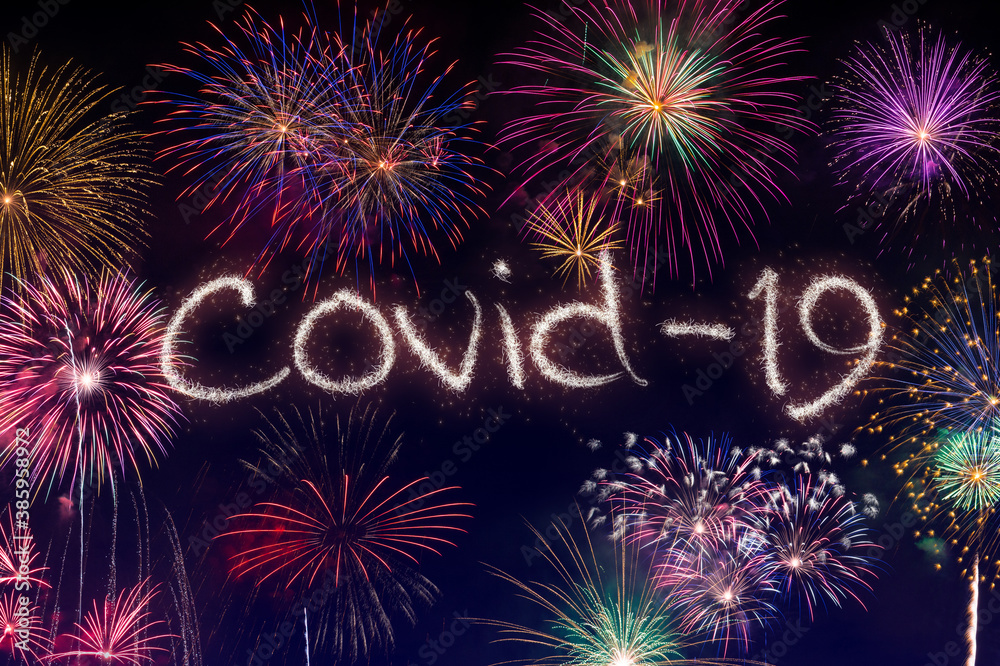 New year coronavirus fireworks