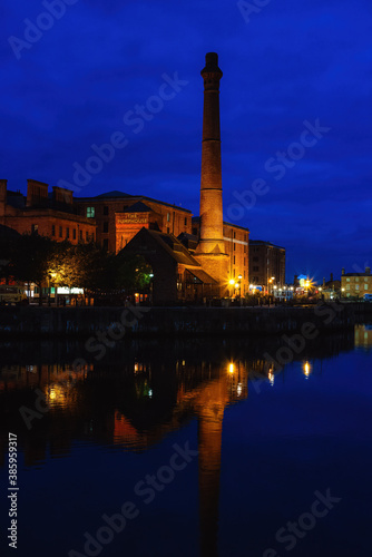 Reflections at the Albert Dock in Liverpool