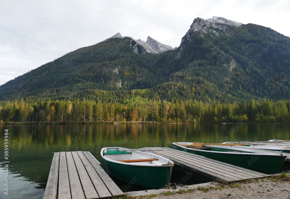 Boote am Hintersee