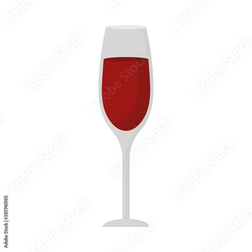 wine bottle and cup vector design