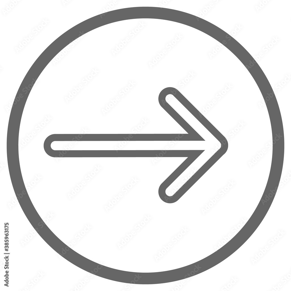 Pointer, arrow in modern flat style. Arrow button isolated on white background. Symbol for web design, site, app, UI. Pointer, arrow in modern flat style. Arrow button isolated on white background. Symbol for web design, site, app, UI.