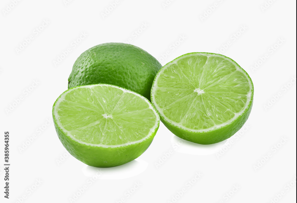 Lime isolated on white background