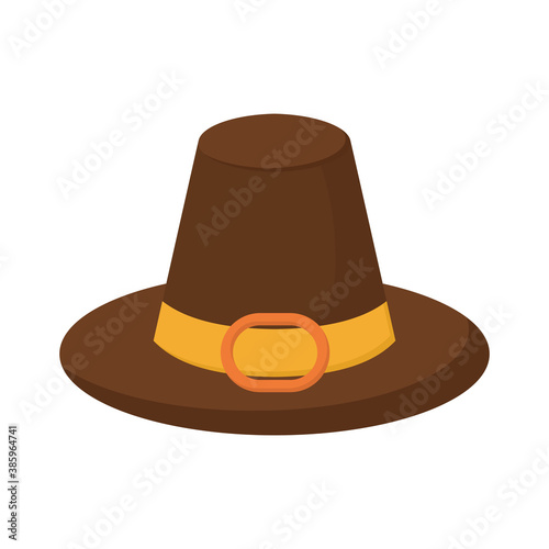 Happy thanksgiving day hat vector design