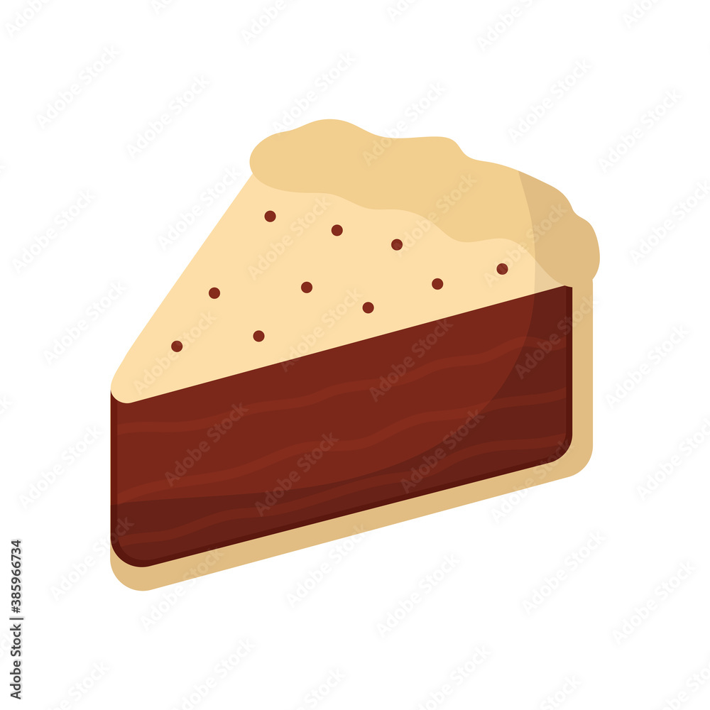 sweet cake icon vector design