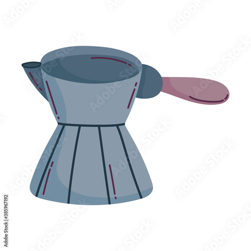 turkish cezve maker coffee isolated icon style