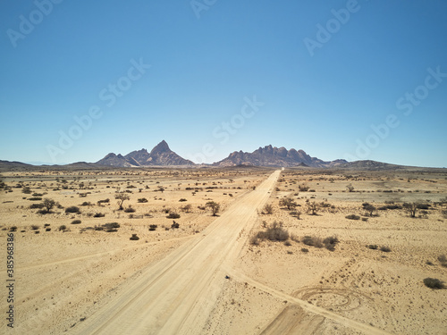 The road to Spitzkoppe  Namibia