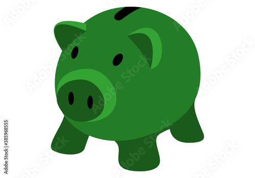 Hucha cerdito para el día del ahorro energético
