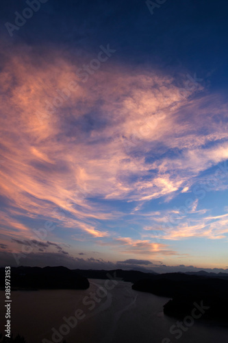Fototapeta Naklejka Na Ścianę i Meble -  Beautiful sunset in Korea
