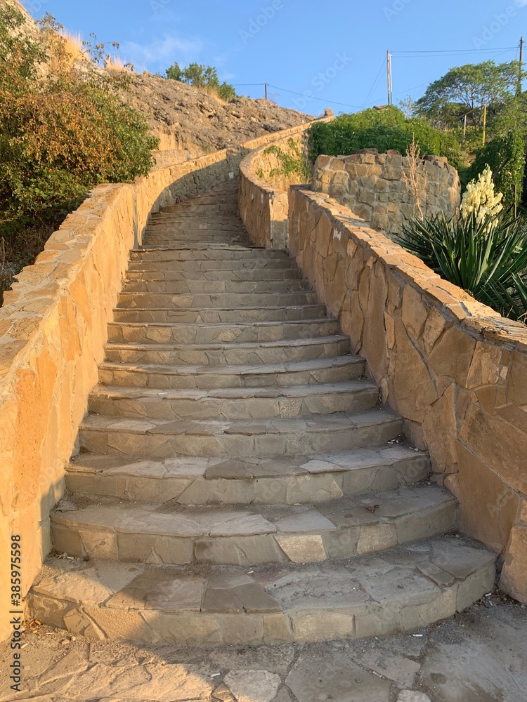 Fototapeta premium stairway to the sky