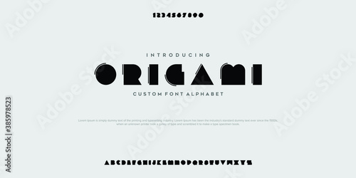 CUSTOM classic font set vector illustration