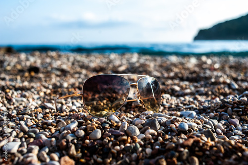 Holidays at sea and sunglasses