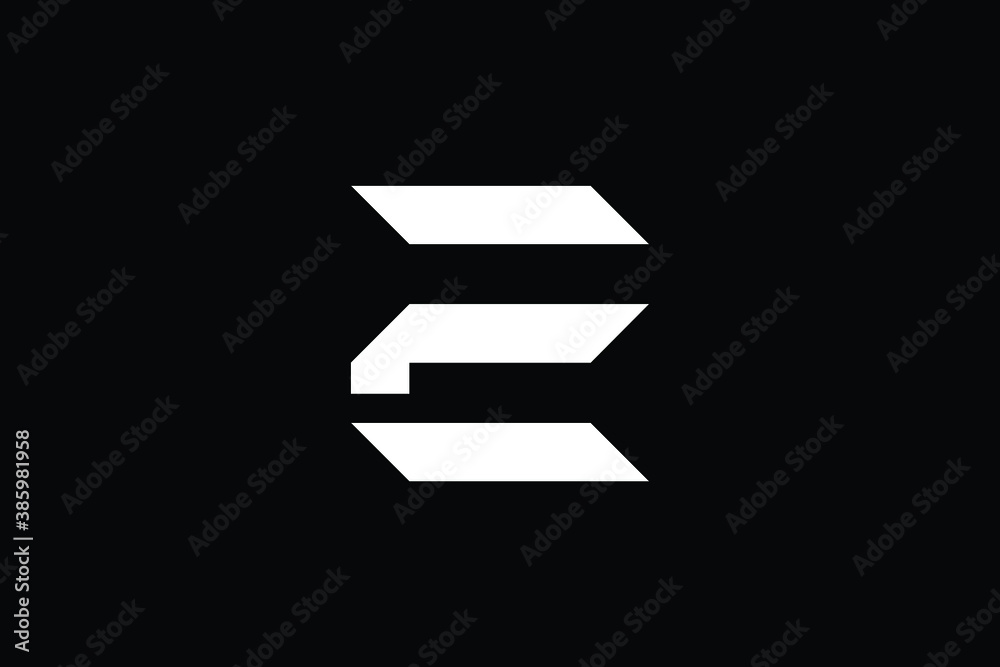 Minimal Innovative Initial ZC logo and CZ logo. Letter C Z ZC CZ creative elegant Monogram. Premium Business logo icon. White color on background