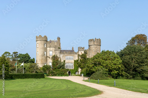 Malahide Castle in Dublin, Ireland.