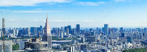 東京 都庁から眺める都心部 ワイド