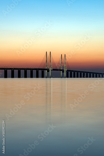 Oresunds Bridge in the Twilight © Antony McAulay