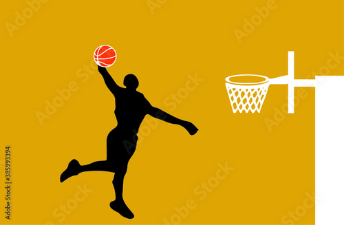 basketball vector illustration isolated on background