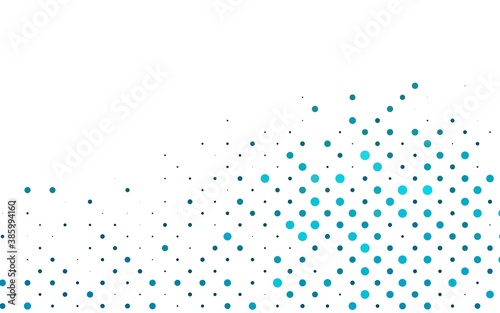 Light BLUE vector background with bubbles.