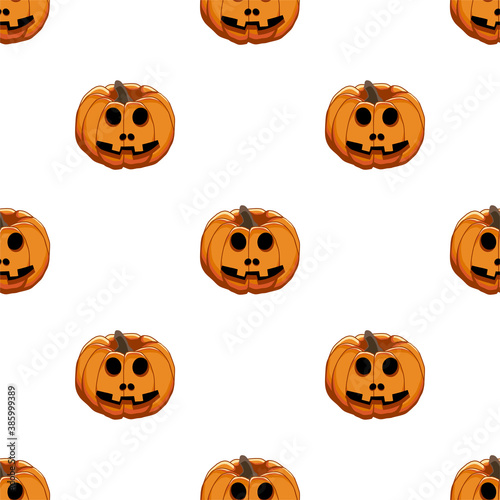 Illustration on theme big colored pattern Halloween