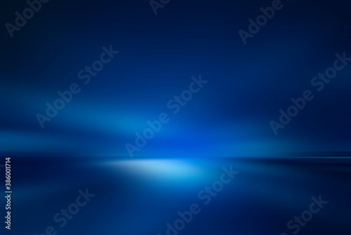 blue gradient background, abstract illustration of deep water	
